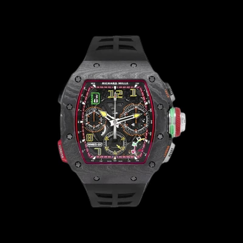 Richard Mille RM65-01 Black Carbon TPT, reference RM65-01 Black Carbon TPT