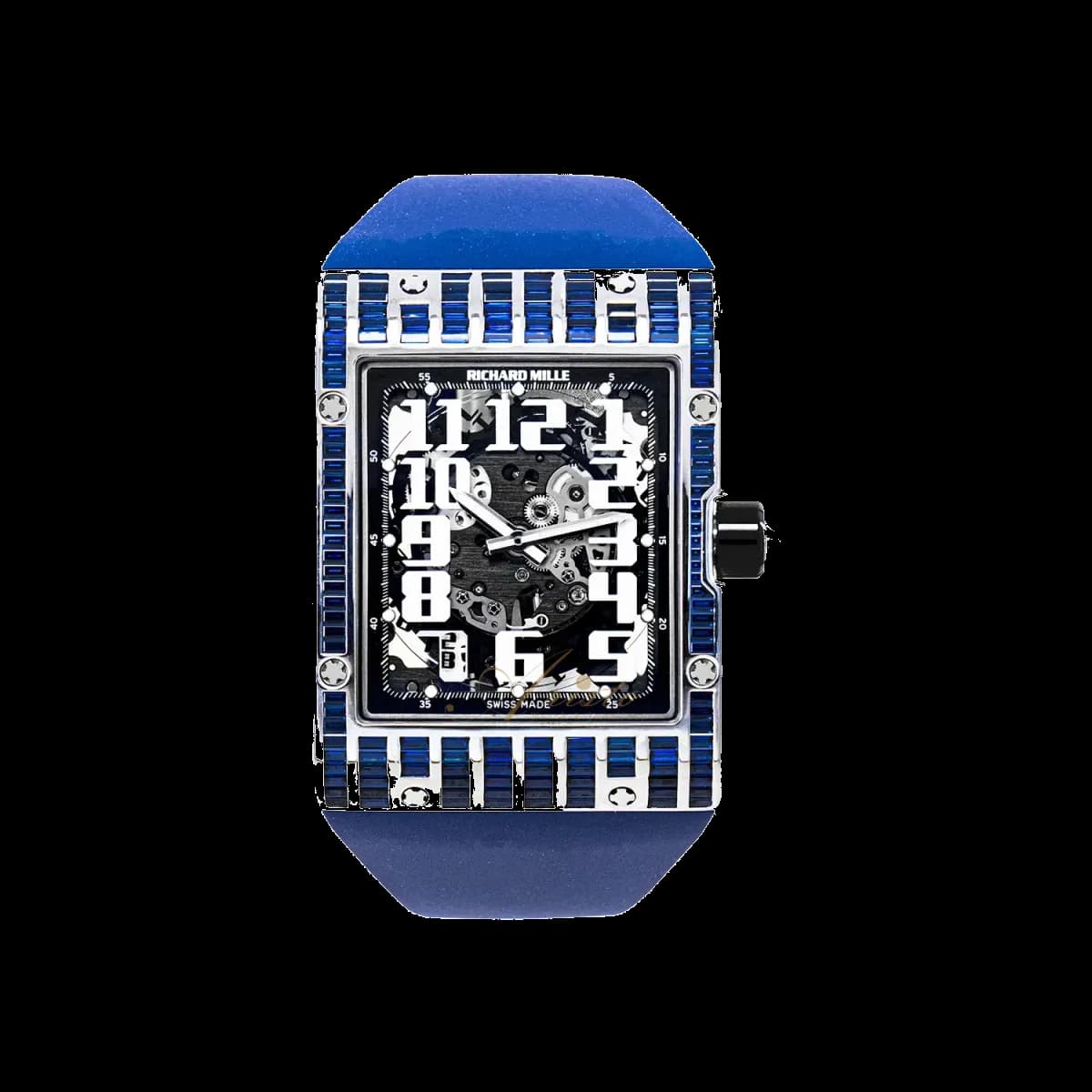 Richard Mille RM016 WG Baguette Sapphire, reference RM016 WG Baguette Sapphire